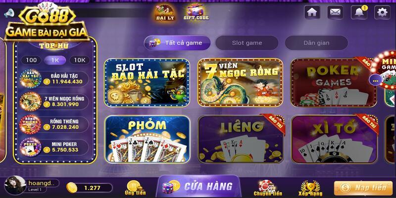 Trải nghiệm những làn gió mới cùng game bài mới nhất Go88 2024 2 Khám Phá Game Bài Mới Nhất Tại Go88