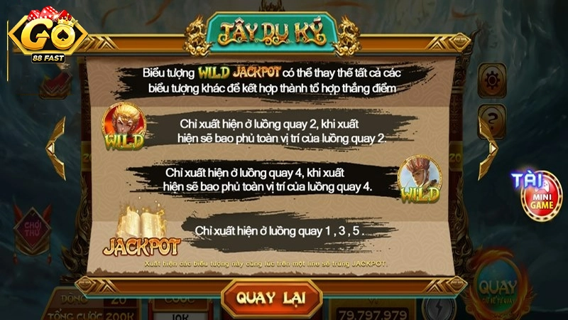 Biểu tượng Jackpot Tây Du Ký của game đại diện cho Đường Tăng