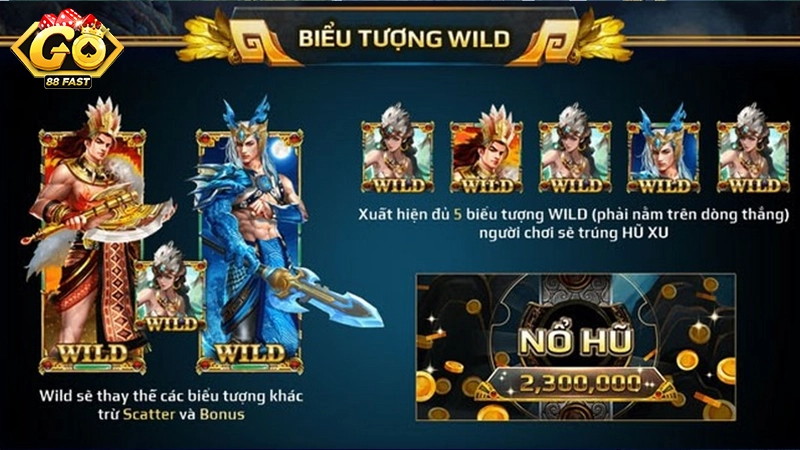 Tham gia vào cuộc phiêu lưu Sơn Tinh Thủy Tinh thần kỳ và trở thành nhà vô địch của trò chơi go88 fast